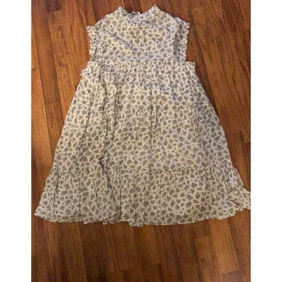 And Now This Boho VISCOSE Floral Ruffle Tiered Midi Dress Women’s Medium White S - Picture 10 of 15